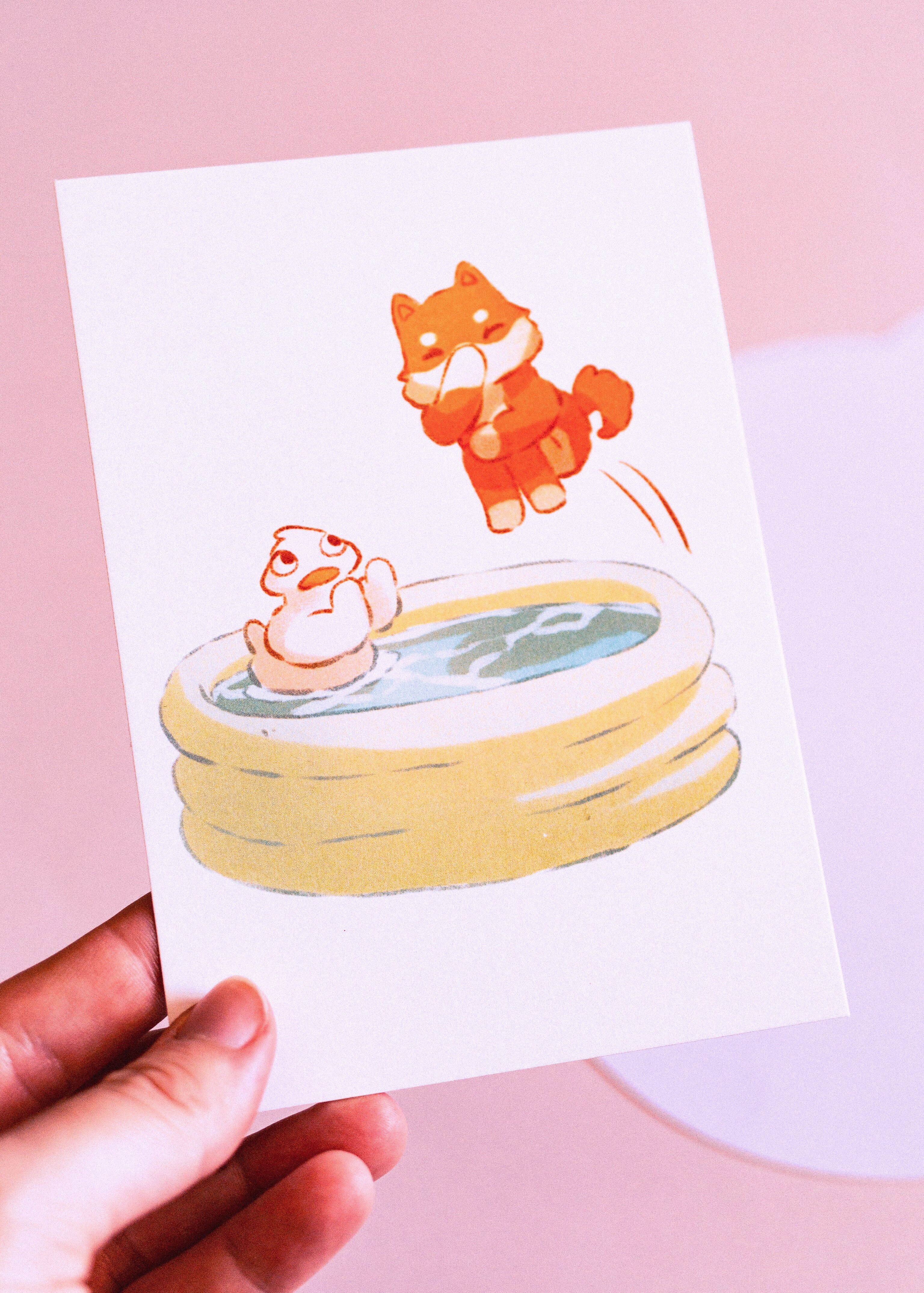 Mini stampe - Bomba in piscina