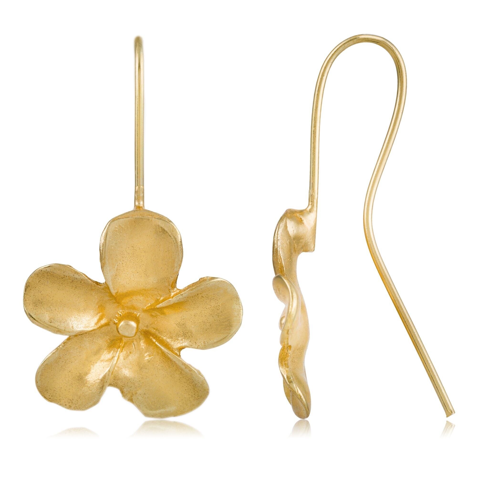 Gancio dorato per orecchini Fata dorata