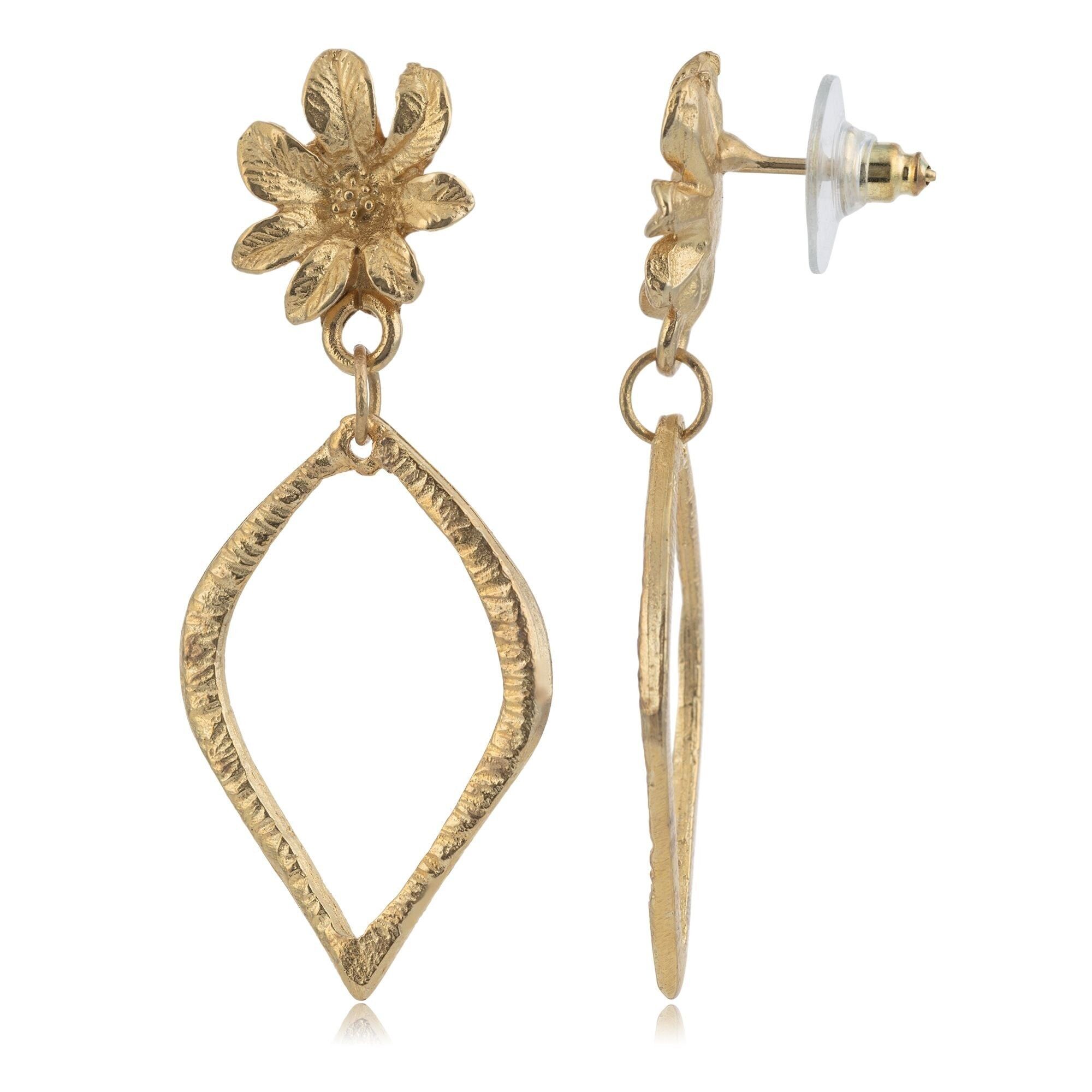 Orecchino d'oro Palma d'oro