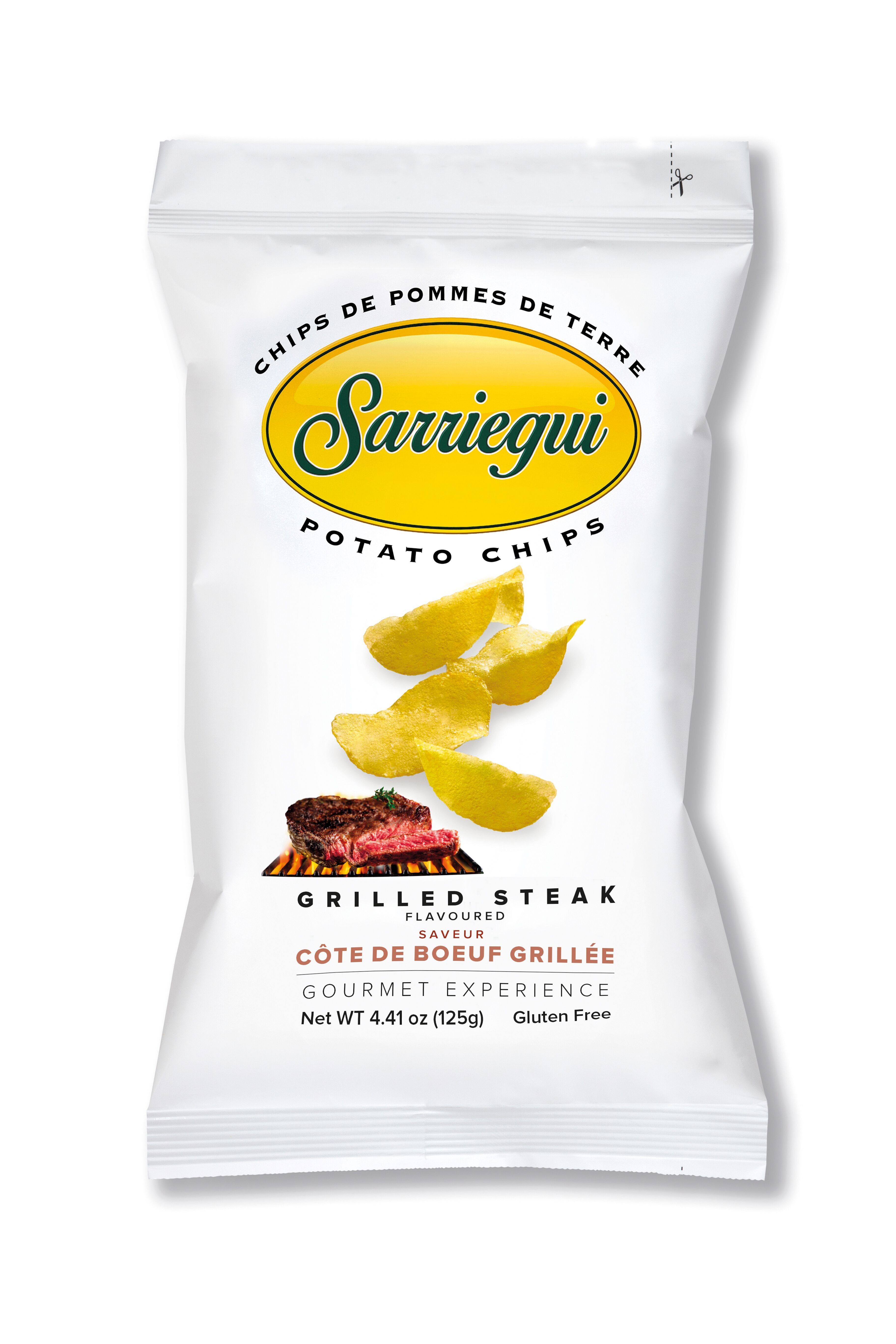 Potato Chips GRILLED STEAK, 125g - Box 10 pieces