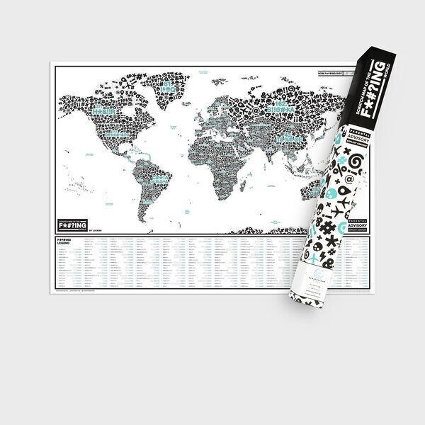 Swear Scratch Map – Rubbelkarte der Hölle?ING WELT