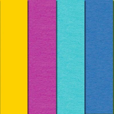 Carton photo "Intensif", DIN A4, 50 feuilles assorties