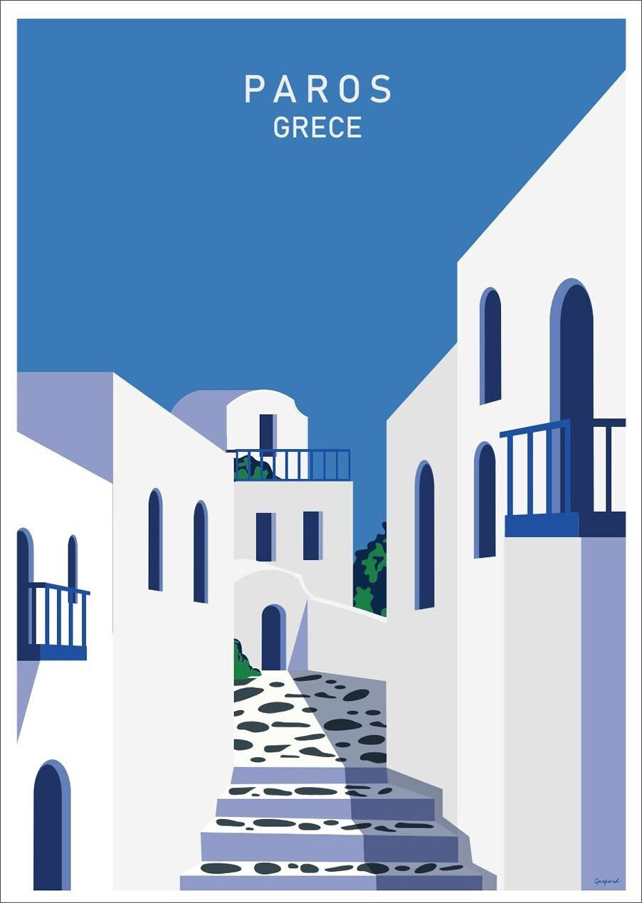 POSTER 50cmx70cm: PAROS