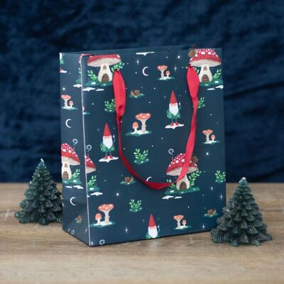 Borsa regalo con stampa Gnomo dolce medio da 23 cm
