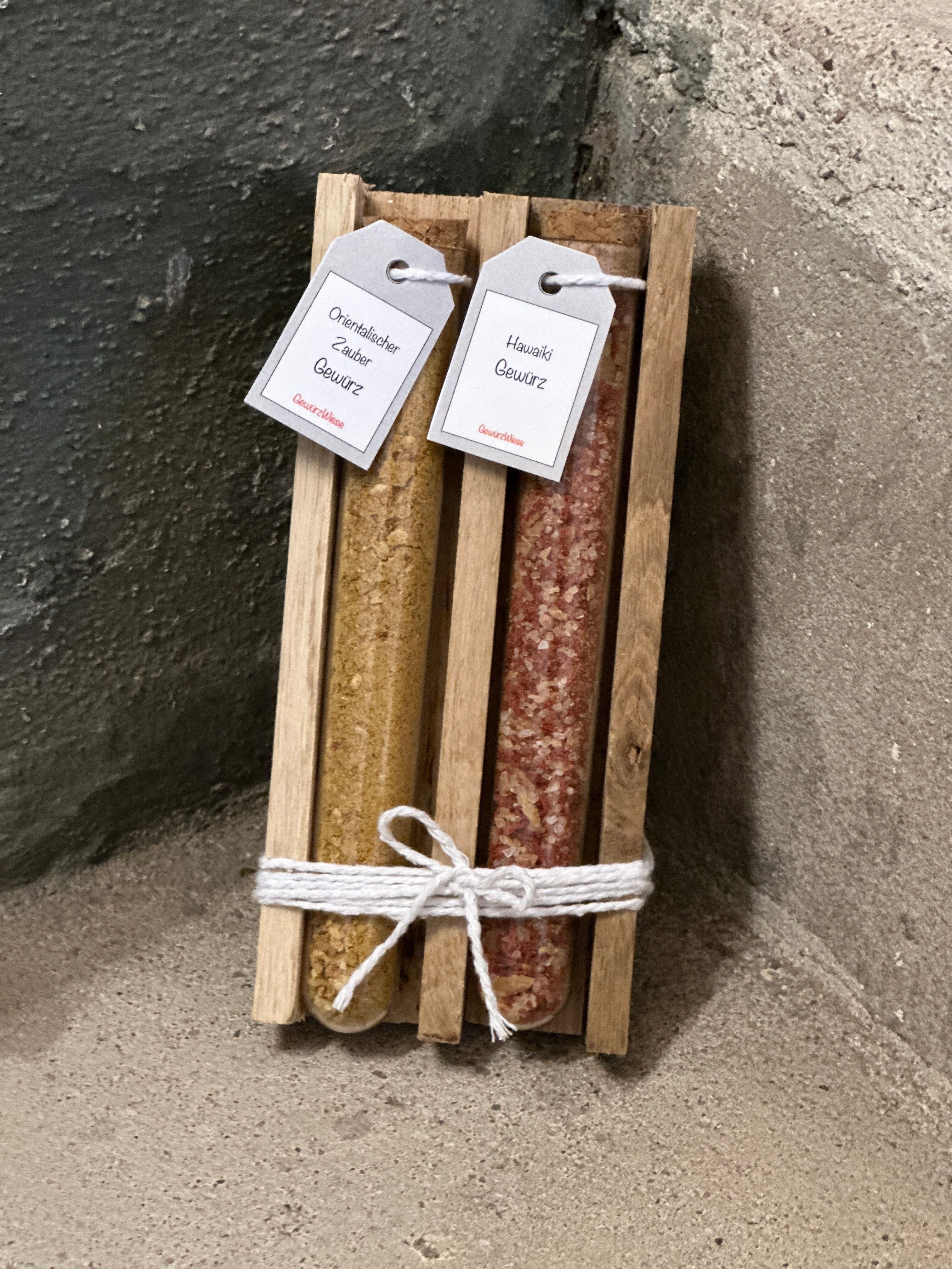 Provetta con 2 spezie