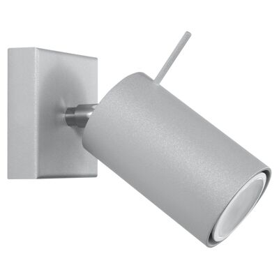 Lampada da parete RING 1 grigio