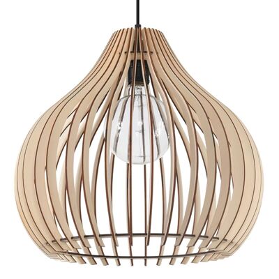 Lampe à suspension APRILLA en bois