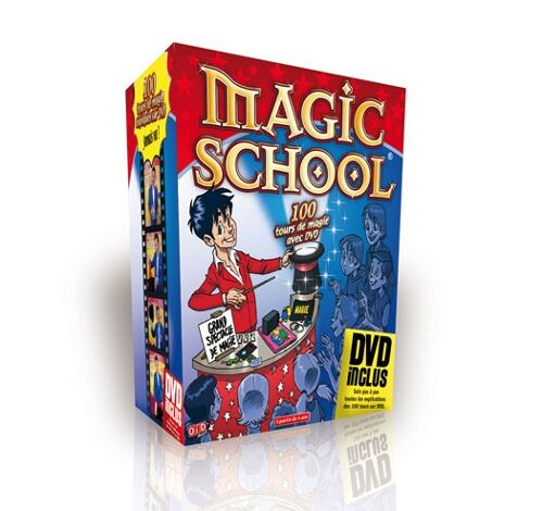 Coffret 100 tours de magie - magic school