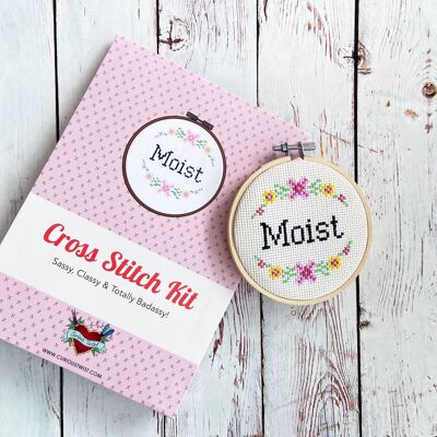 Moist- Naughty Cross Stitch Kit