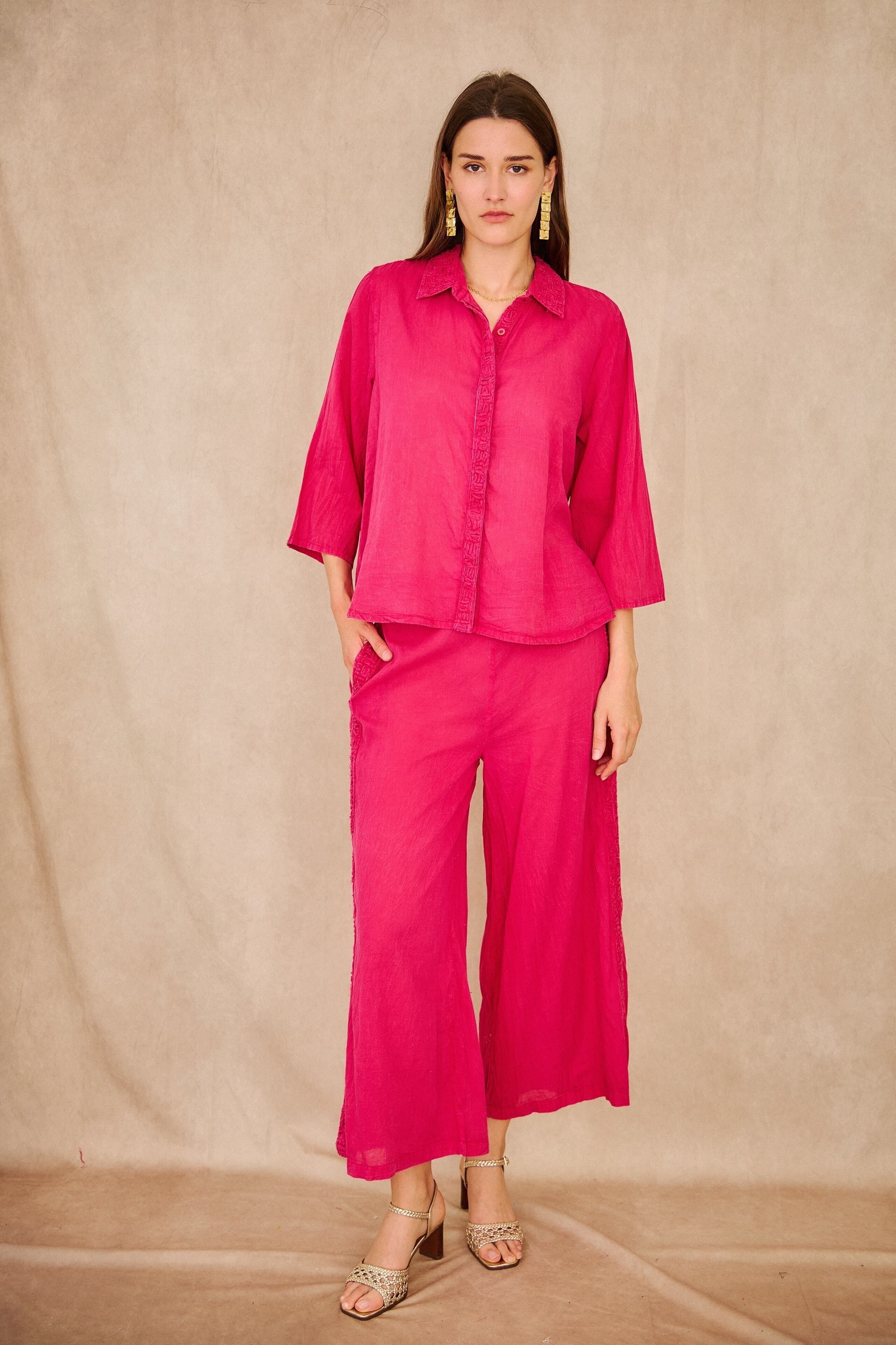 Plain cotton pants - One size