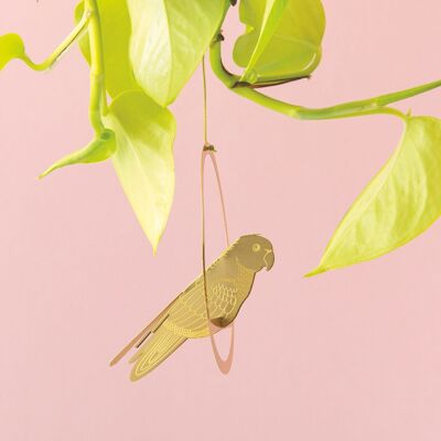 Decorazione per uccelli in ottone