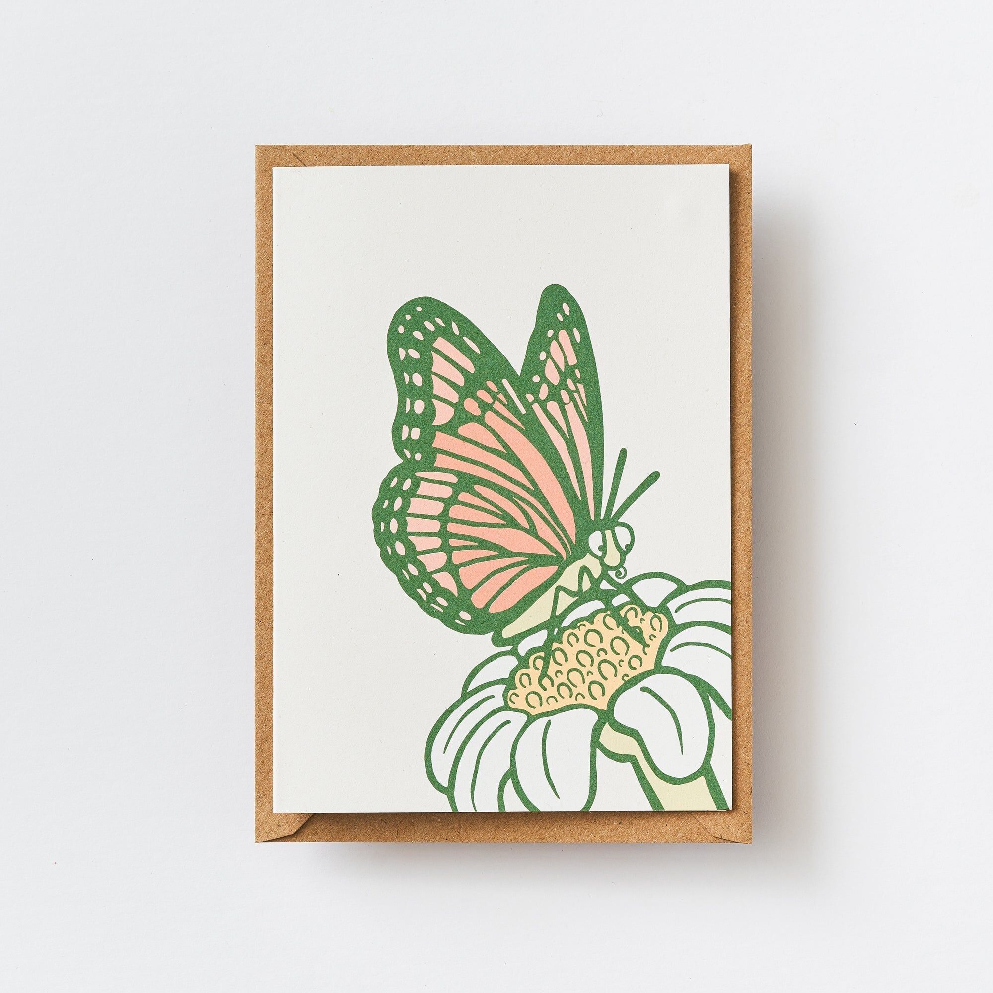 Schmetterlings-Grußkarte - Illustrationen der Natur