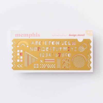Memphis Design Stencil