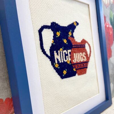 Nice Jugs - Kit Punto Croce Sfacciato Adulto