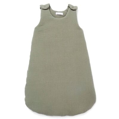 Cotton gauze sleeping bag SAGE GREEN 24-36 months