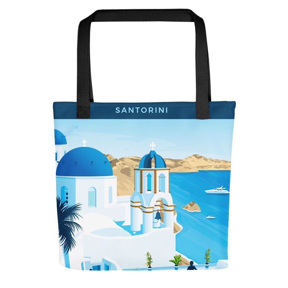 Borsa tote Santorini Grecia | Le Case Bianche