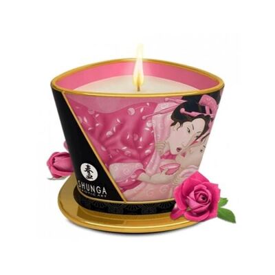 Candela da massaggio alla rosa 170ml