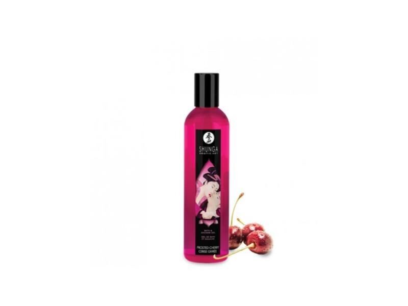 Gel de bain et douche cerise comestible 250ml