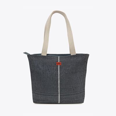 Borsa da lavoro grande nera con custodia per laptop con cerniera