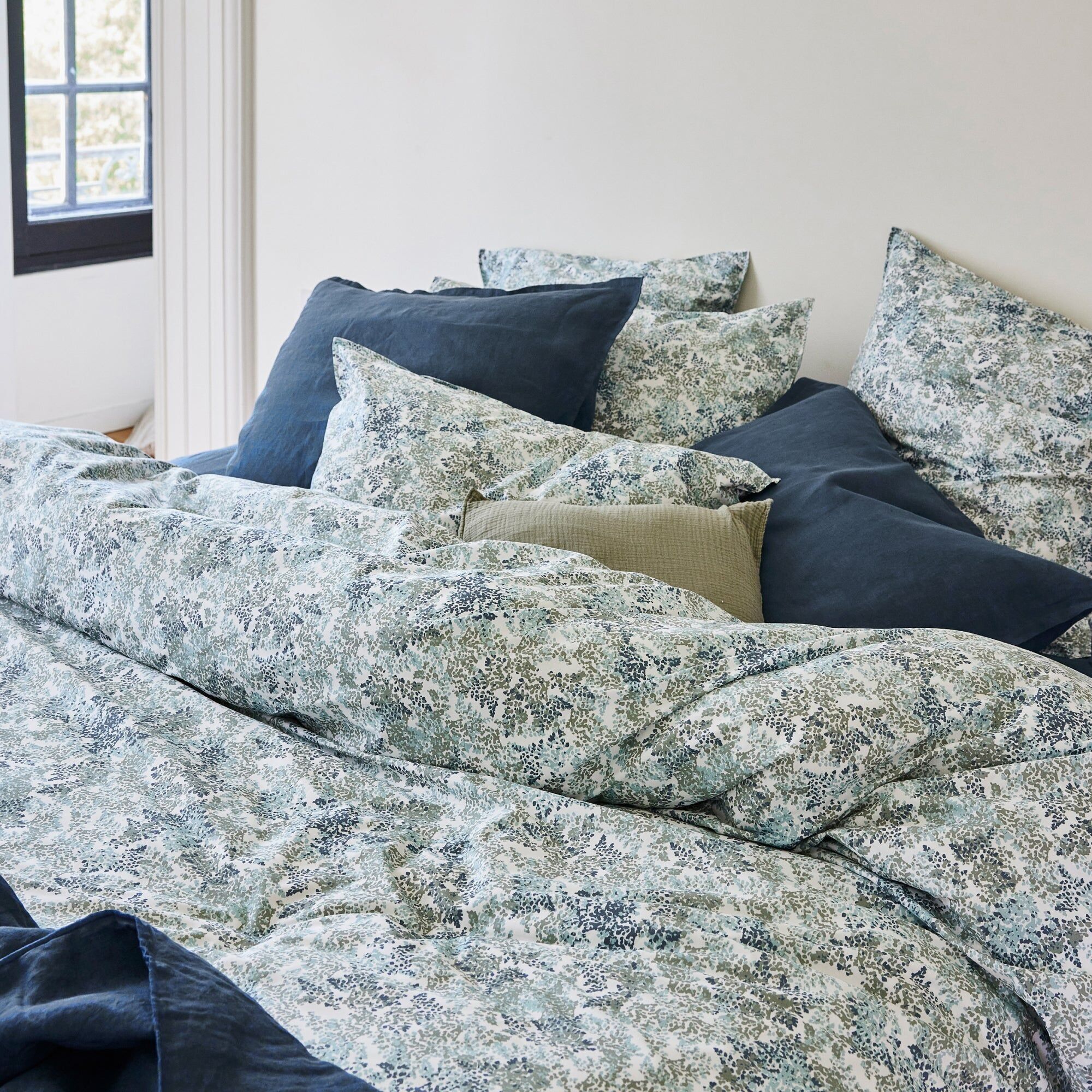 Pflanzennebel-Bettbezug