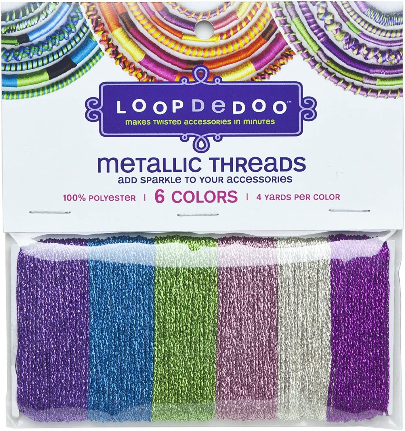 LOOPDEDOO - RELLENO DE ALAMBRE METÁLICO - 6 COLORES