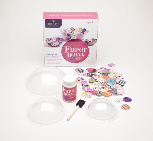 Craft tastic - kit creation de bols en papier