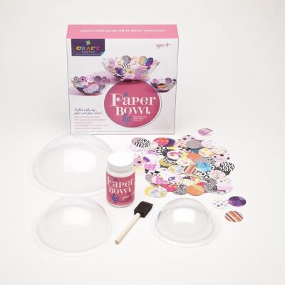 CRAFT TASTIC - KIT CREATION OF PAPER BOWLS