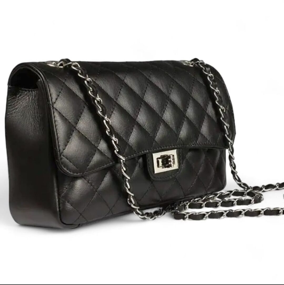 Borsa in pelle SHANA Nero