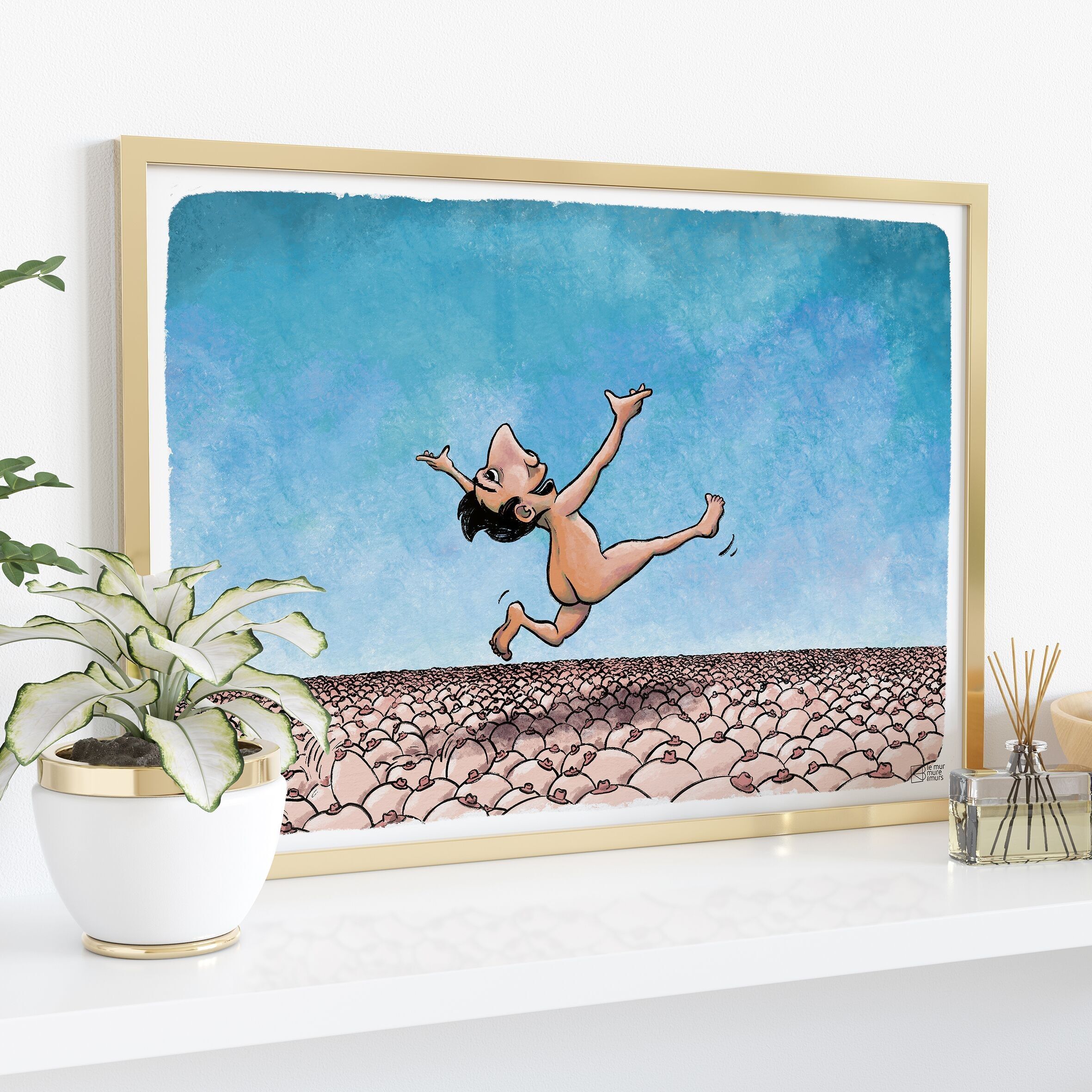 mostra la gioia di essere nudi.82