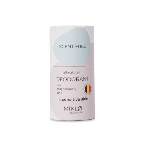 Scent-free deodorant