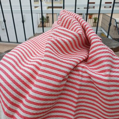 Fouta da spiaggia Atlantic Coral 100% cotone