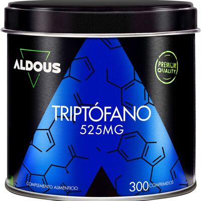 L-Triptófano Puro 525mg | Triptofano para Dormir Bien | 300 comprimidos para 10 meses | Máxima Dosis para Descansar | Promueve un Sueño Profundo y Mejora el Estado de Ánimo | Sin excipientes