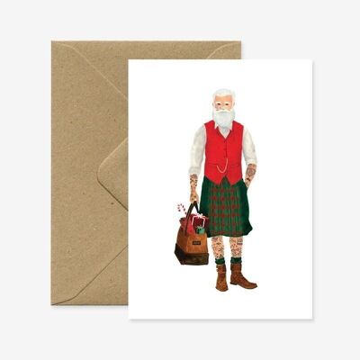 Hipster Santa