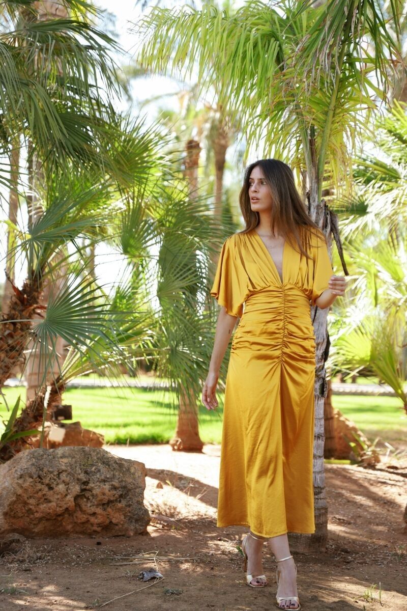 Abito in raso Alana da donna