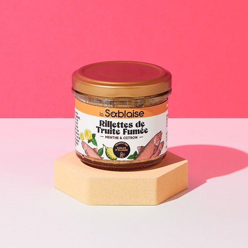 Rillettes di trota affumicata con menta e limone