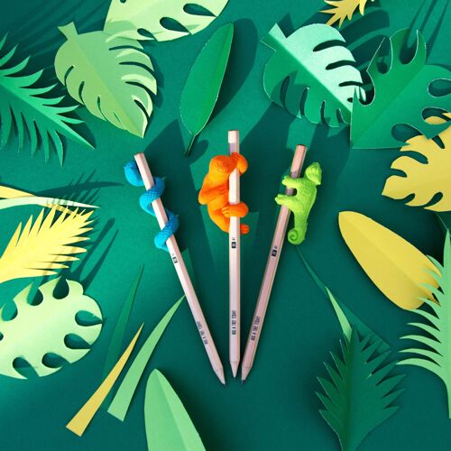 Snake Hugging Jungle Animal Erasers