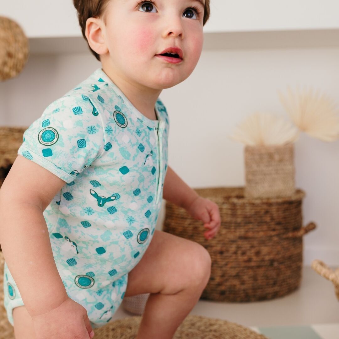 BODY NEONATO STAMPATO “SAMÉ”.