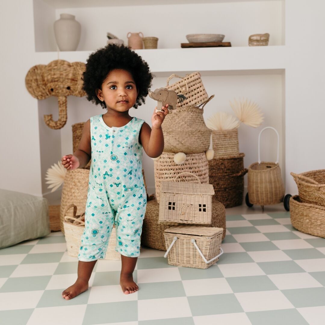 TUTA NEONATO STAMPATA “SAMÉ”.