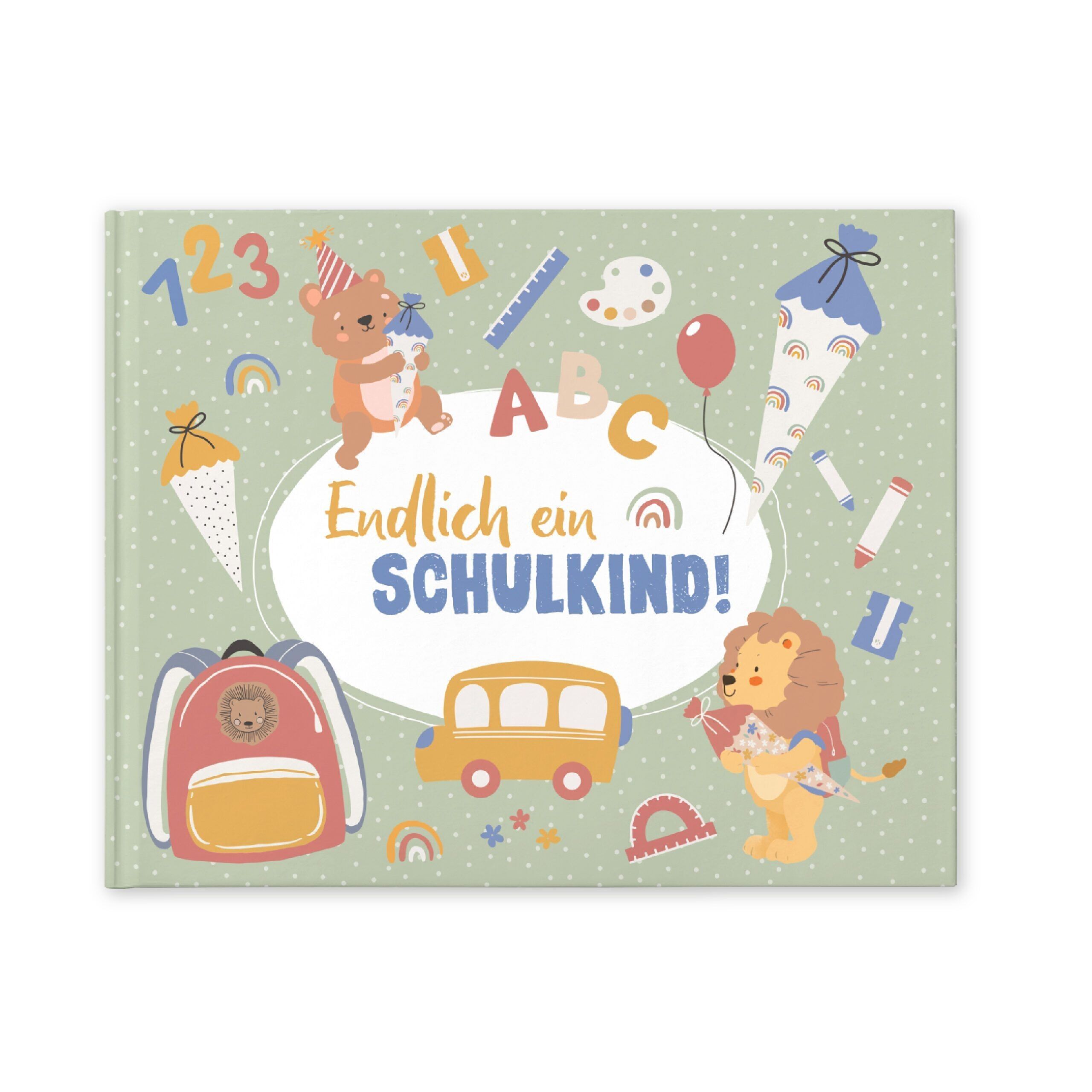 Paper Dragon Friendship Book for School Days - School Pastel