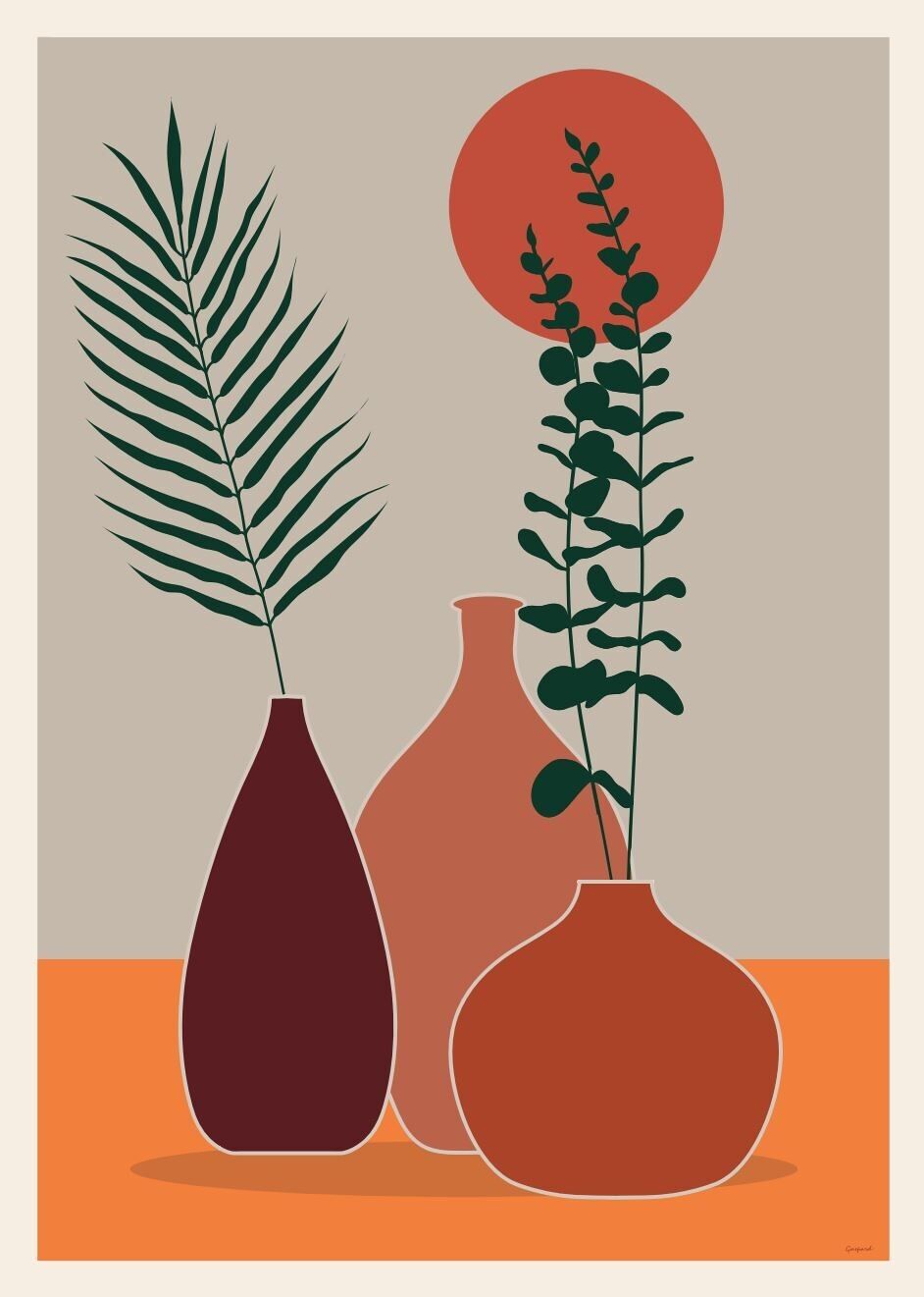 POSTER 50cmx70cm: COMPOSIZIONE VASI