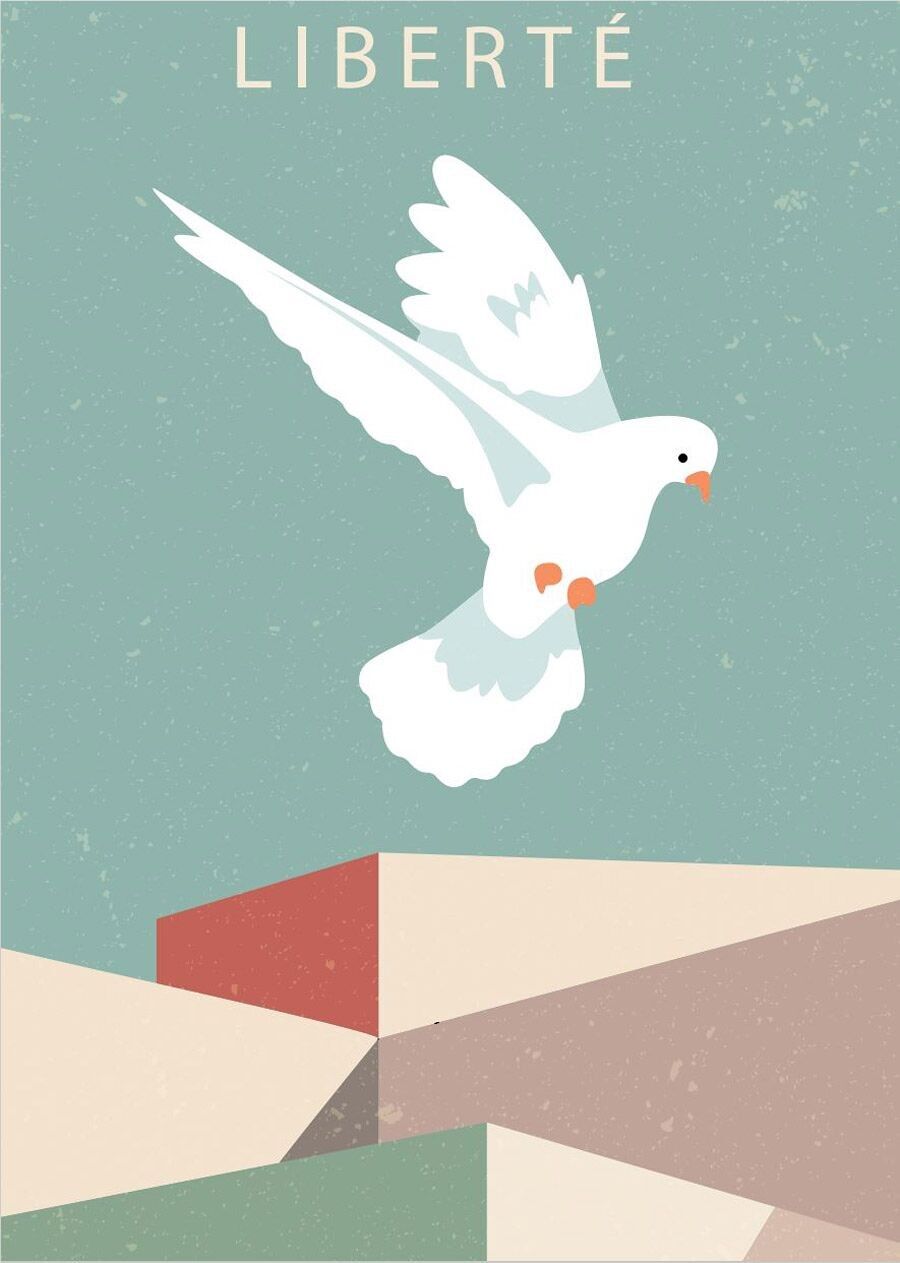 POSTER 50cmx70cm: FREIHEIT