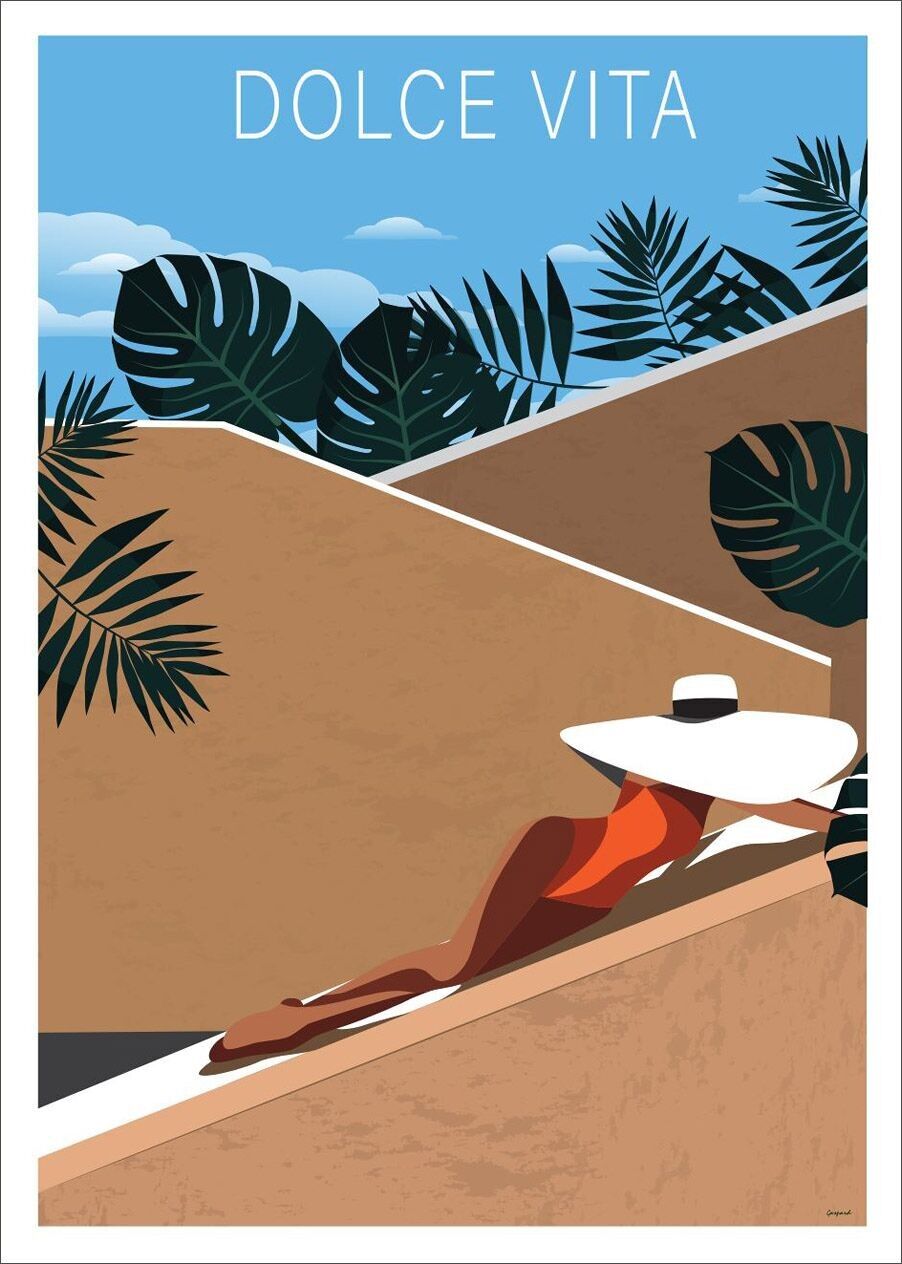 POSTER 50cmx70cm: DOLCE VITA