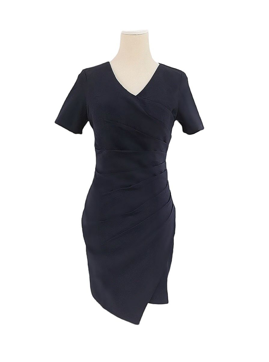 Vestido de noche ajustado Azul Marino