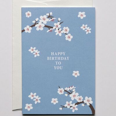 Biglietto d'auguri Cherry Blossom, con busta