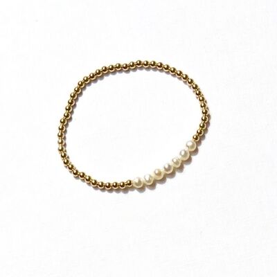 Goldfilled parel armband I