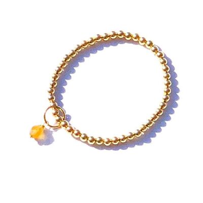 Goldfilled Citrien armband