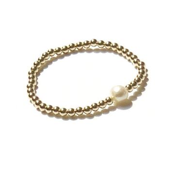 Goldfilled parel armband III