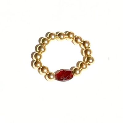 Goldfilled Garnet ring