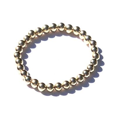 Goldfilled effen armband III