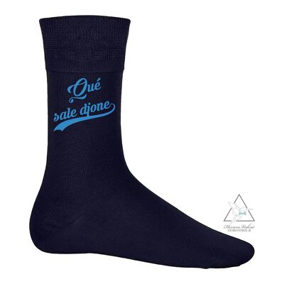 Calcetines estampados - Que sale djône - azul marino